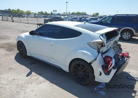2015 Hyundai Veloster Turbo from USA, damaged, VIN KMHTC6AE4FU232132